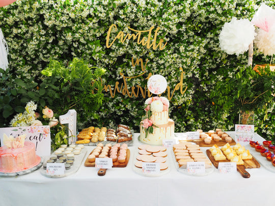 A Pink and Gold Garden Party