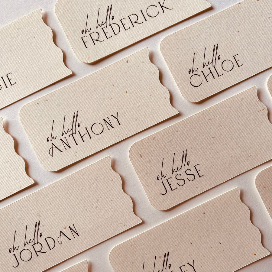 Side Wave Placecards – Danger & Moon