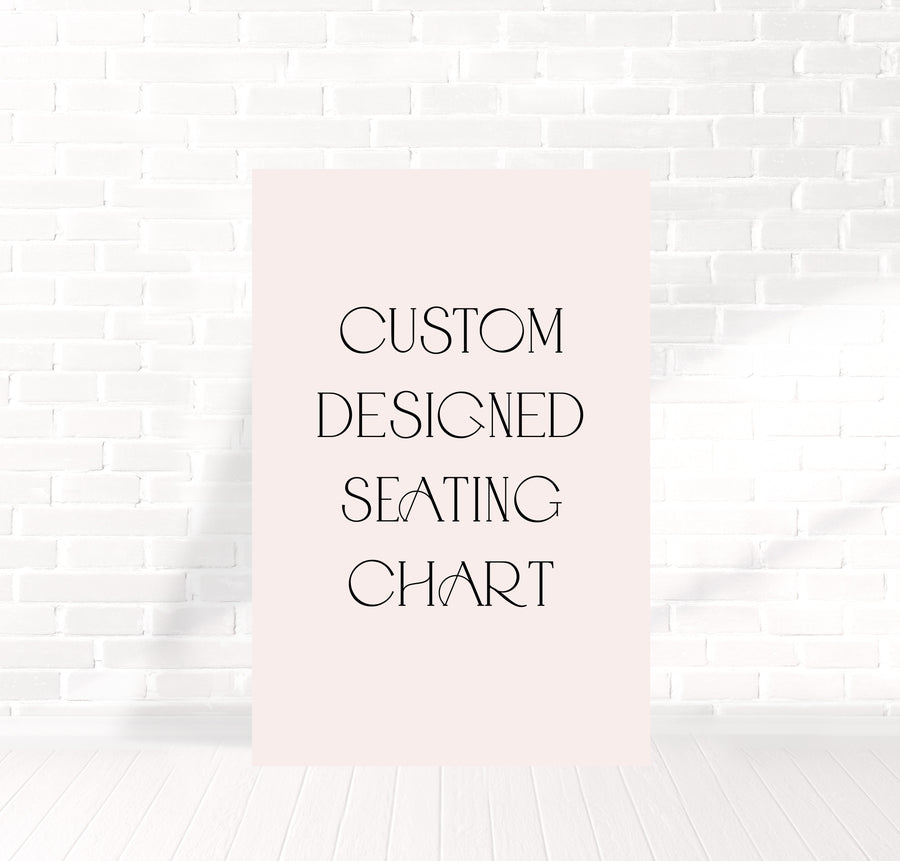 Custom Wedding Seating Chart 60x90cm