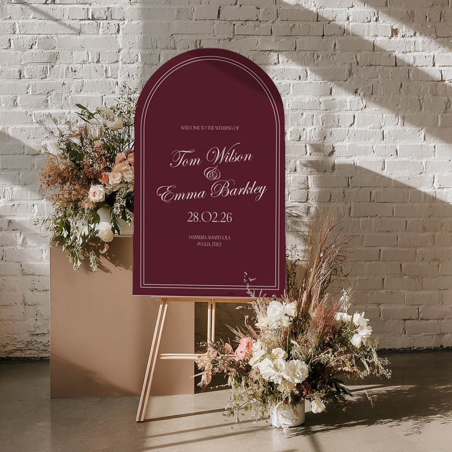 Deep Love Welcome Sign 60x90cm