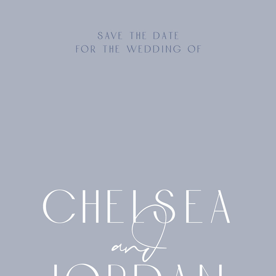 Digital E-vite: Modern Romantic Save the date