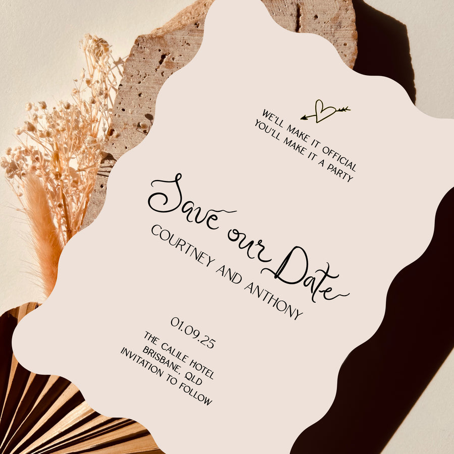 Hand Drawn Save the Date