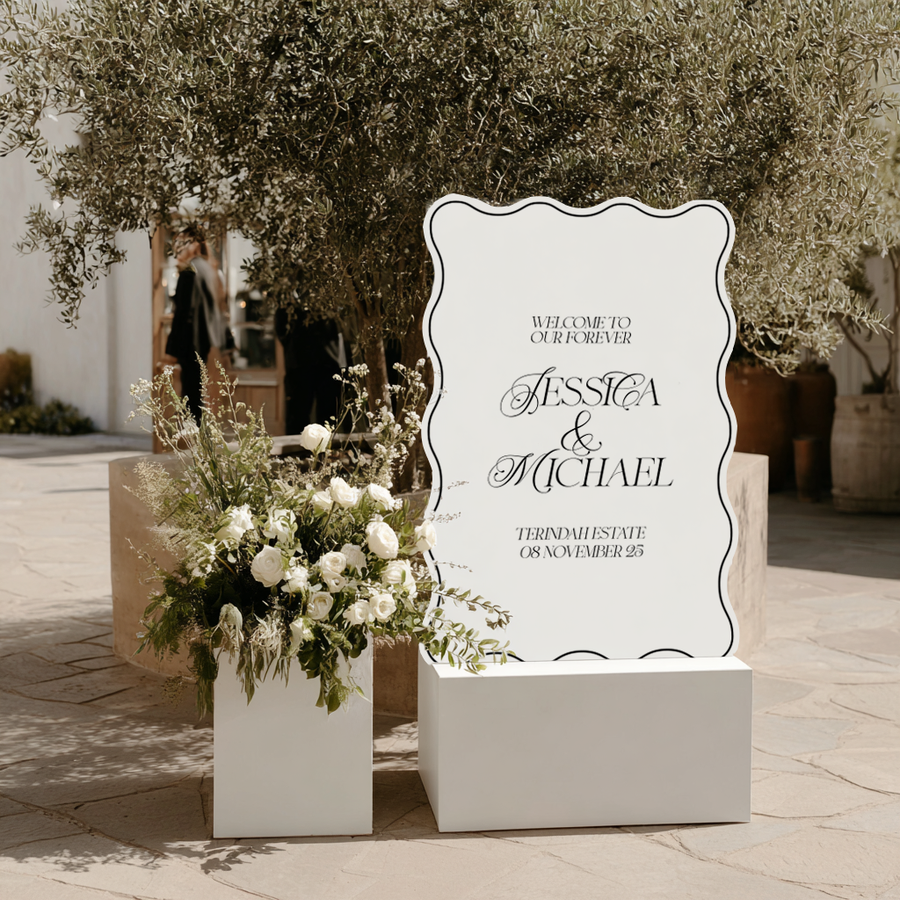 Old Money Welcome Sign 60x90cm