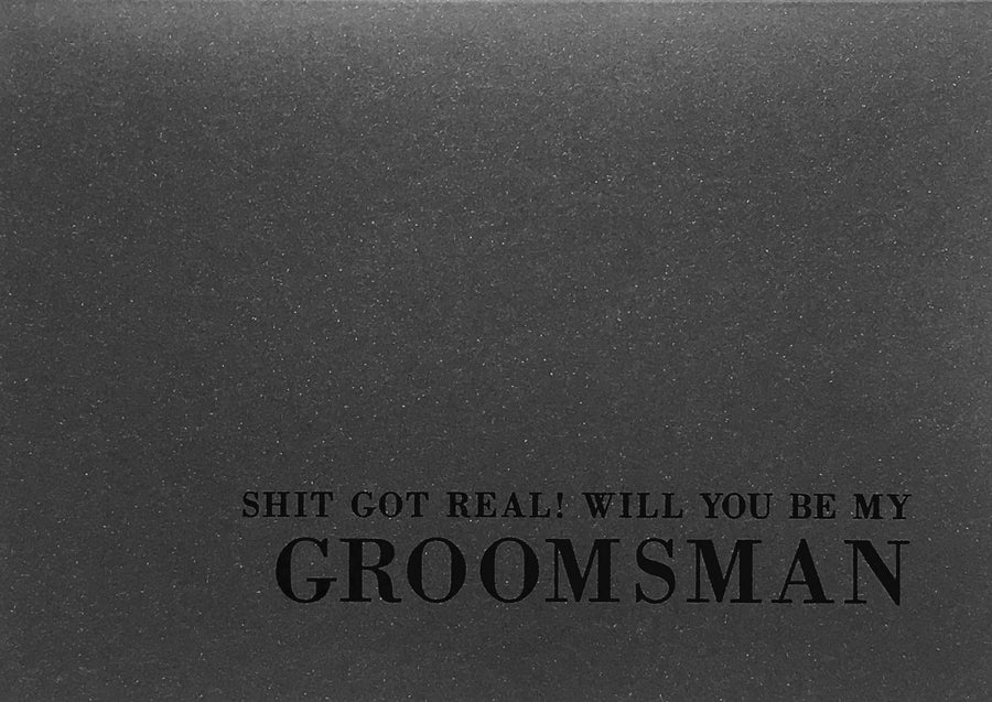 Groomsman Greeting Card